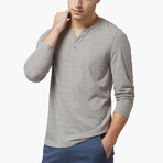 Qzhihe // Henley Tee // Apricot (S)