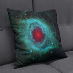 Helix Nebula Throw Pillow (16" x 16")