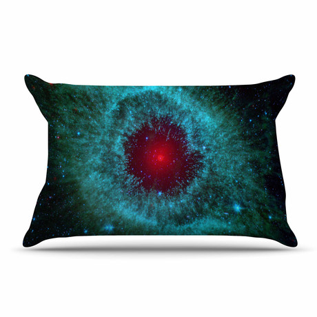 Helix Nebula Pillow Case (Standard: 30" x 20")