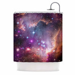 Cosmic Cloud Shower Curtain