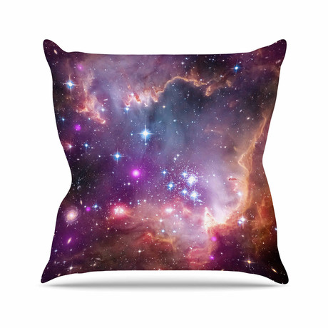 Cosmic Cloud Throw Pillow (16" x 16")