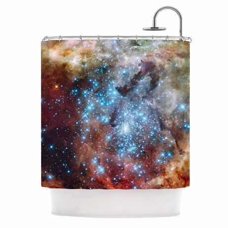 Star Cluster Shower Curtain