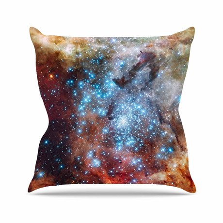 Star Cluster Throw Pillow (16" x 16")