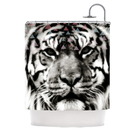 Tiger Face Shower Curtain