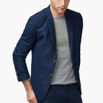 Two-Button Blazer // Blue (S)