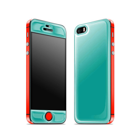 Glow Gel Combo // Aqua + Red // iPhone SE/5S