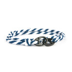 Black Brummel Bracelet // Rope (Navy)