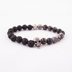 Year of the Monkey + Sheep Bracelet // Lava Stone + Jasper Stone