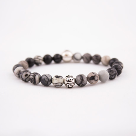 Year of the Monkey + Sheep Bracelet // Jasper Stone