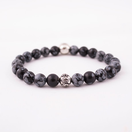 Year of the Rat Bracelet // Obsidian