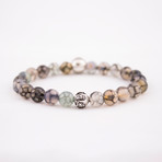 Year of the Dragon + Snake Bracelet // Fire Crackle Agate