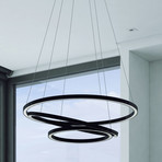 Capella // Three Ring Chandelier