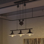 Delphinus // Counter-Weight Chandelier