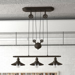 Delphinus // Counter-Weight Chandelier