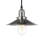 Delphinus // Hood Pendant (Satin Nickel)