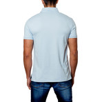 Jared Lang // Classic Short-Sleeve Polo // Light Blue (S)