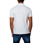 Jared Lang // Classic Short-Sleeve Polo // White (M)