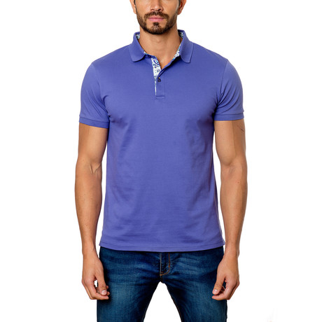 Jared Lang // Classic Short-Sleeve Polo // Lilac (S)