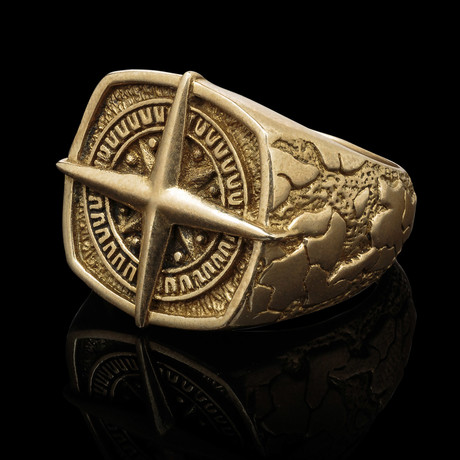 Tortuga Brass Ring (Size 6)
