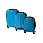 CASED Luggage Set // Blue