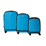 CASED Luggage Set // Blue