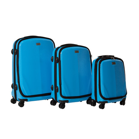 CASED Luggage Set // Blue
