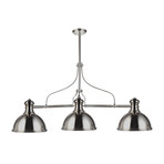 Dorado // Linear Chandelier (Satin Nickel)