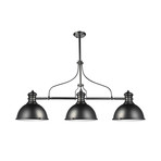 Dorado // Linear Chandelier (Satin Nickel)