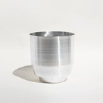 Spun Planter 8" (Aluminum)