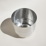 Spun Planter 8" (Aluminum)