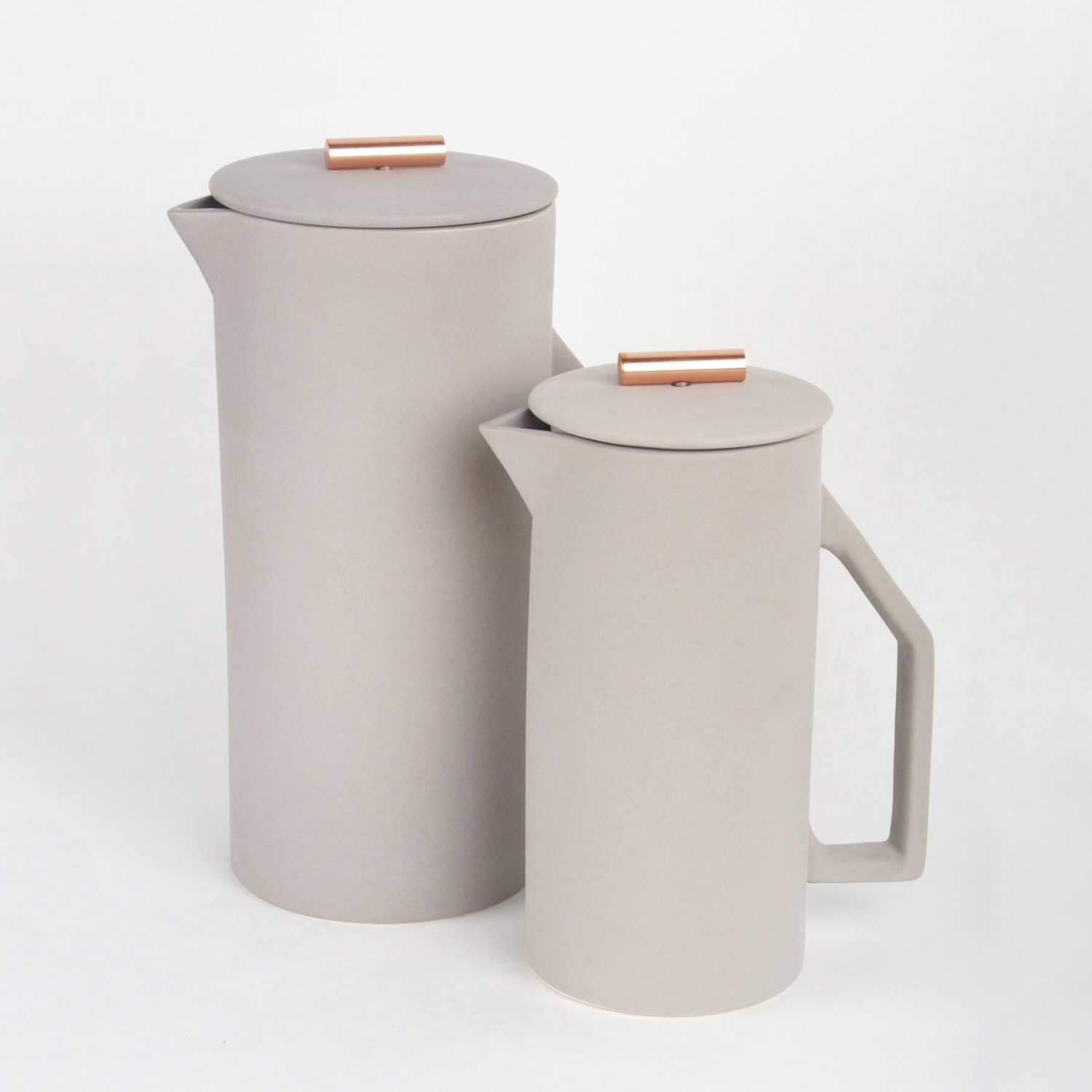 Yield Ceramic French Press Matte Gray