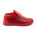 Ridge High-Top Sneaker // Red (US: 9.5)