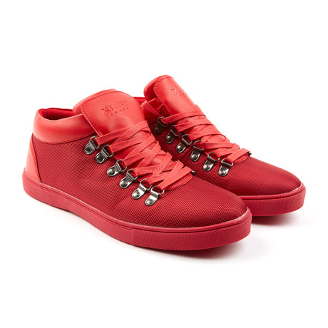 Ridge High-Top Sneaker // Red (US: 7)