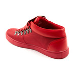 Ridge High-Top Sneaker // Red (US: 9.5)