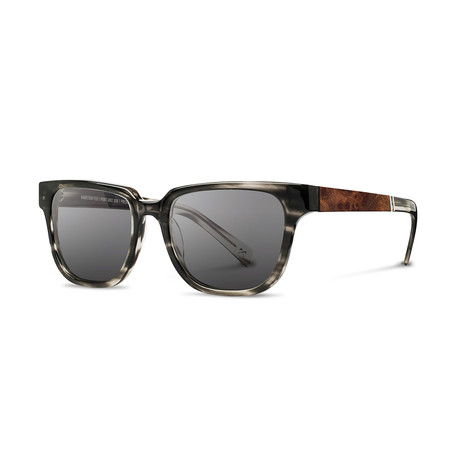 Shwood // Prescott // Elm Burl (Pearl Grey // Grey Polarized Lens)