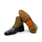 Lace-Up Captoe Boot // Brown (Euro: 45)