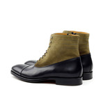 Lace-Up Captoe Boot // Brown (Euro: 45)