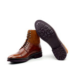 Lace-Up Captoe Boot // Cognac (Euro: 43)