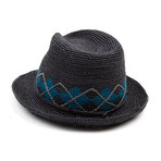 Fedora // Navy + Lagoon + Storm (M)