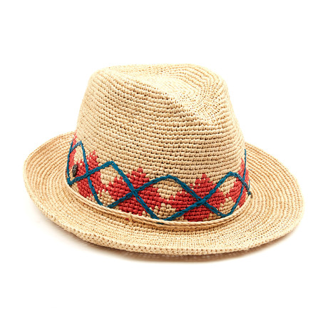 Fedora // Natural + Flame + Lagoon (M)