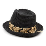 Fedora // Charcoal + Natural (M)