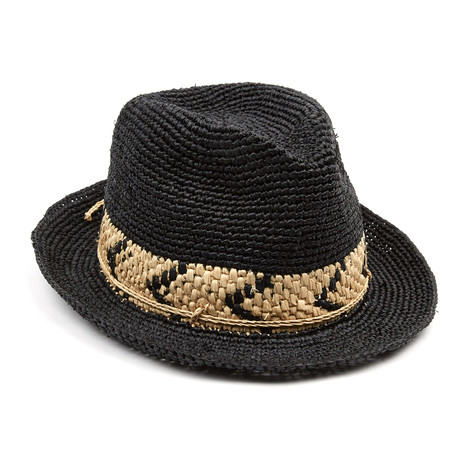 Fedora // Charcoal + Natural (M)