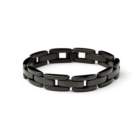 Stainless Steel Bracelet // IP Link Black