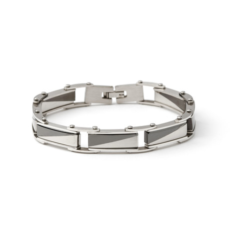 Stainless Steel Bracelet // IP Rectangle