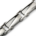 Stainless Steel Bracelet // IP Rectangle