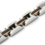 Stainless Steel Bracelet // IP Rose