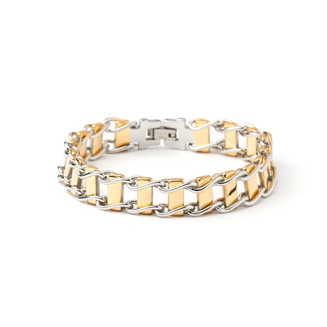 Stainless Steel Bracelet // Gold Tone