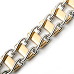 Stainless Steel Bracelet // Gold Tone