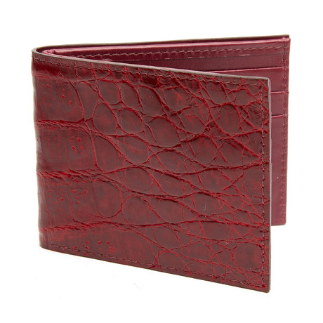 Alligator Wallet // Red