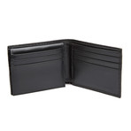 Engraved Leather Wallet // Black